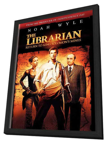 The Librarian: Return to King Soloman's Mines (TV) 11 x 17 Movie Poster - Style A - in Deluxe Wood Frame