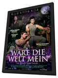 Were the World Mine 11 x 17 Movie Poster - German Style A - in Deluxe Aluminum Frame