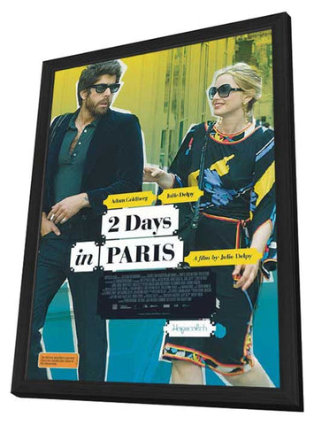 2 Days in Paris 11 x 17 Movie Poster - Australian Style A - in Deluxe Aluminum Frame