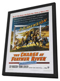 The Charge at Feather River 11 x 17 Movie Poster - Style A - in Deluxe Wood Frame