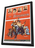 The Buccaneer 11 x 17 Movie Poster - Style C - in Deluxe Aluminum Frame
