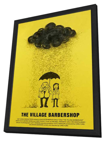 The Village Barbershop 11 x 17 Movie Poster - Style A - in Deluxe Aluminum Frame