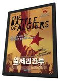 The Battle of Algiers 11 x 17 Movie Poster - Korean Style A - in Deluxe Aluminum Frame
