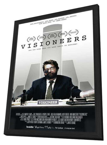 Visioneers 11 x 17 Movie Poster - Style B - in Deluxe Wood Frame