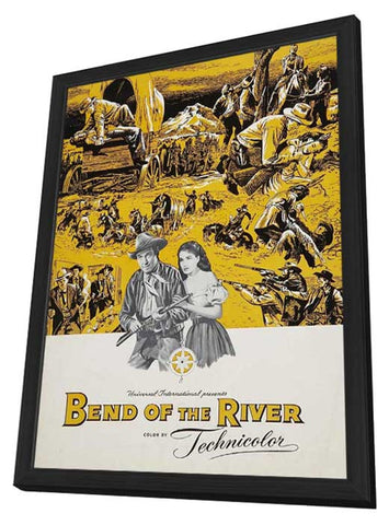 Bend of the River 11 x 17 Movie Poster - Style C - in Deluxe Aluminum Frame