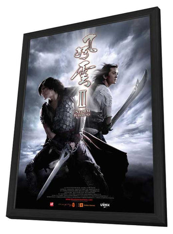 Storm Warriors 11 x 17 Movie Poster - Hong Kong Style F - in Deluxe Aluminum Frame