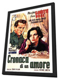 Story of a Love Affair 11 x 17 Movie Poster - Italian Style B - in Deluxe Aluminum Frame