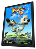 Zvezdnye sobaki Belka i Strelka 11 x 17 Movie Poster - Russian Style A - in Deluxe Aluminum Frame
