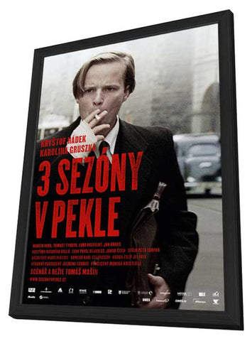 3 Seasons in Hell 11 x 17 Movie Poster - Russian Style A - in Deluxe Aluminum Frame