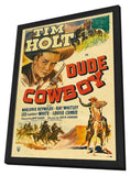 Dude Cowboy 11 x 17 Movie Poster - Style A - in Deluxe Aluminum Frame