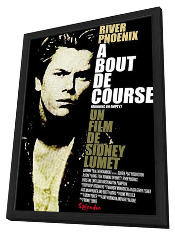 Running On Empty 11 x 17 Movie Poster - French Style A - in Deluxe Aluminum Frame