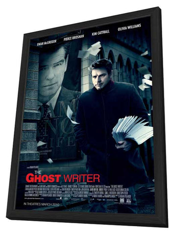 The Ghost Writer 11 x 17 Movie Poster - Canadian Style A - in Deluxe Aluminum Frame