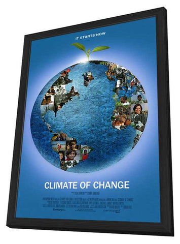 Climate Change 11 x 17 Movie Poster - Style A - in Deluxe Aluminum Frame