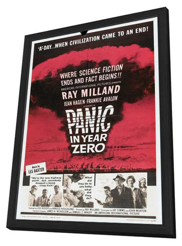 Panic in Year Zero! 11 x 17 Movie Poster - Style A - in Deluxe Aluminum Frame
