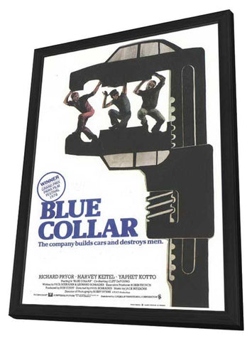 Blue Collar 11 x 17 Movie Poster - Style B - in Deluxe Aluminum Frame