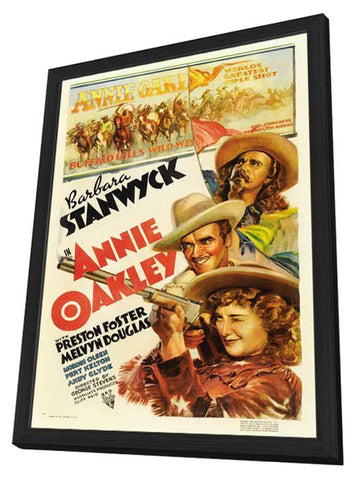 Annie Oakley 11 x 17 Movie Poster - Style A - in Deluxe Wood Frame