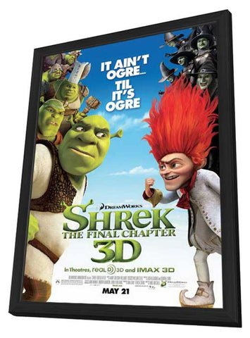 Shrek Forever After 11 x 17 Movie Poster - Style L - in Deluxe Aluminum Frame