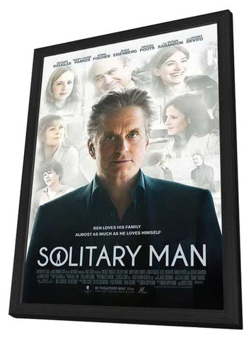 Solitary Man 11 x 17 Movie Poster - Style A - in Deluxe Aluminum Frame