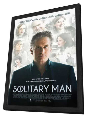 Solitary Man 11 x 17 Movie Poster - Style A - in Deluxe Wood Frame
