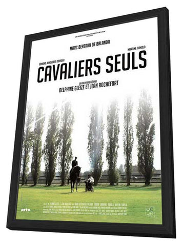 Cavaliers seuls 11 x 17 Movie Poster - French Style A - in Deluxe Aluminum Frame
