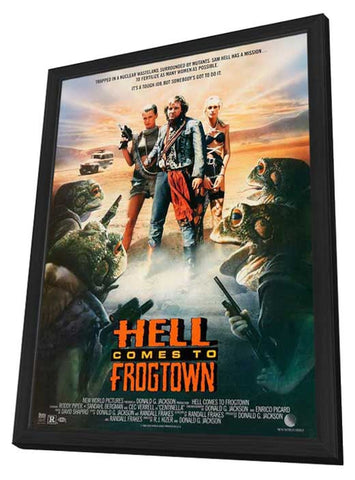 Hell Comes to Frogtown 11 x 17 Movie Poster - Style A - in Deluxe Wood Frame