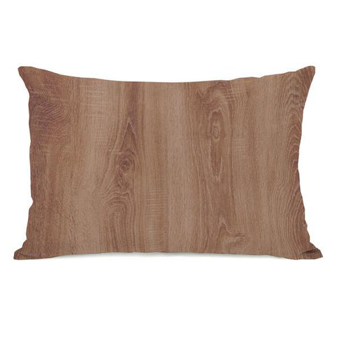 Moose Wood Throw Pillow by OBC