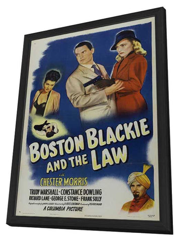 Boston Blackie and the Law 11 x 17 Movie Poster - Style A - in Deluxe Aluminum Frame