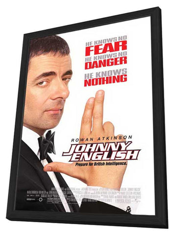 Johnny English 11 x 17 Movie Poster - Style A - in Deluxe Aluminum Frame