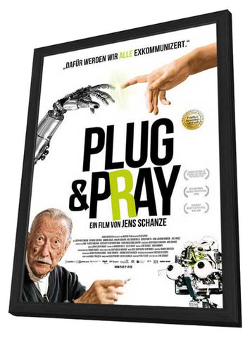 Plug & Pray 11 x 17 Movie Poster - German Style A - in Deluxe Aluminum Frame