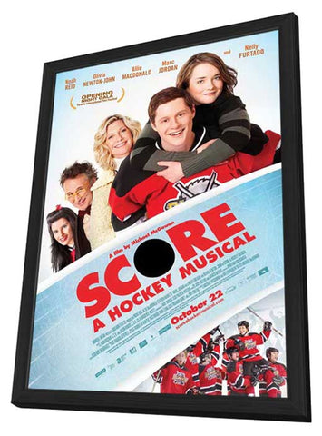 Score: A Hockey Musical 11 x 17 Movie Poster - Style B - in Deluxe Aluminum Frame