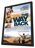 The Way Back 11 x 17 Movie Poster - Style A - in Deluxe Wood Frame