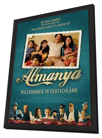 Almanya 11 x 17 Movie Poster - German Style A - in Deluxe Aluminum Frame