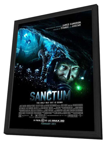 Sanctum 11 x 17 Movie Poster - Style B - in Deluxe Aluminum Frame