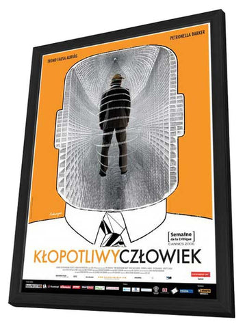 The Bothersome Man 11 x 17 Movie Poster - Polish Style A - in Deluxe Aluminum Frame