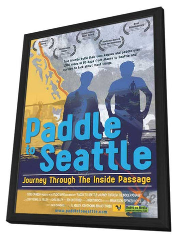 Paddle to Seattle: Journey Through the Inside Passage 11 x 17 Movie Poster - Style B - in Deluxe Aluminum Frame