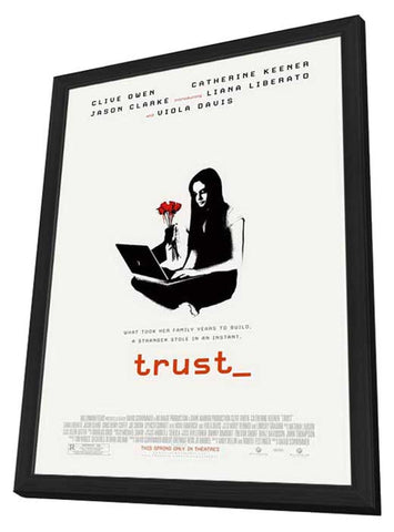 Trust 11 x 17 Movie Poster - Style B - in Deluxe Aluminum Frame