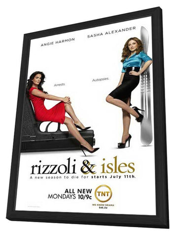 Rizzoli & Isles 11 x 17 Movie Poster - Style C - in Deluxe Aluminum Frame