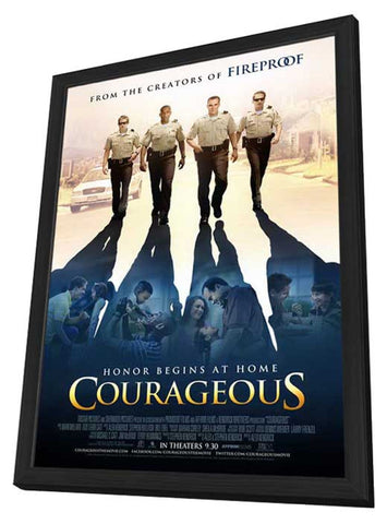 Courageous 11 x 17 Movie Poster - Style A - in Deluxe Aluminum Frame
