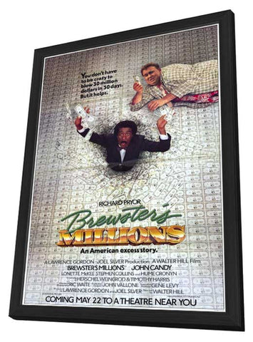 Brewster's Millions 24 x 36 Movie Poster - Style A - in Deluxe Aluminum Frame
