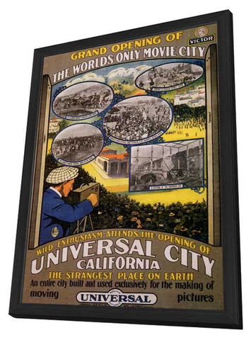 Universal City California 11 x 17 Movie Poster - Style B - in Deluxe Wood Frame
