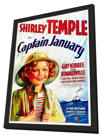 Captain January 11 x 17 Movie Poster - Style A - in Deluxe Aluminum Frame