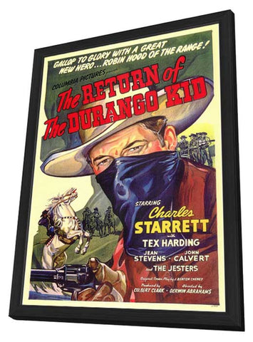 The Return of the Durango Kid 11 x 17 Movie Poster - Style A - in Deluxe Aluminum Frame