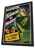 Terror by Night 11 x 17 Movie Poster - Style A - in Deluxe Aluminum Frame