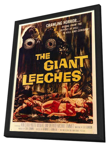 The Giant Leeches 11 x 17 Movie Poster - Style A - in Deluxe Aluminum Frame