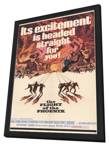 The Flight of the Phoenix 11 x 17 Movie Poster - Style A - in Deluxe Aluminum Frame