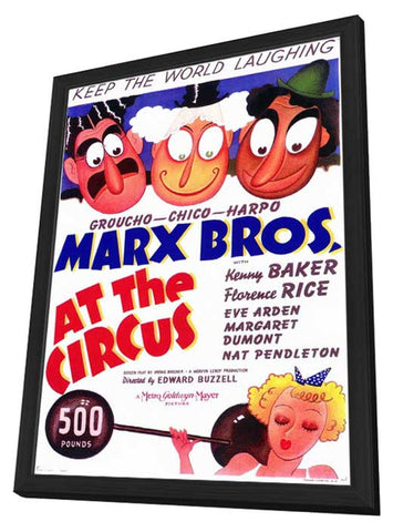 At the Circus 11 x 17 Movie Poster - Style A - in Deluxe Aluminum Frame