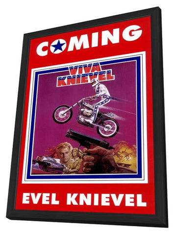 Viva Knievel 11 x 17 Movie Poster - Style A - in Deluxe Wood Frame