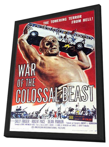 War of the Colossal Beast 11 x 17 Movie Poster - Style A - in Deluxe Wood Frame
