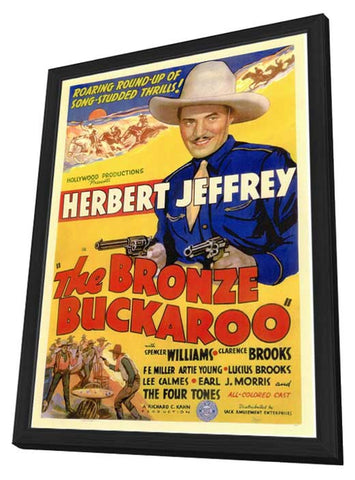 The Bronze Buckaroo 11 x 17 Movie Poster - Style A - in Deluxe Aluminum Frame