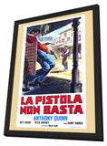 Man from Del Rio 11 x 17 Movie Poster - Italian Style A - in Deluxe Aluminum Frame
